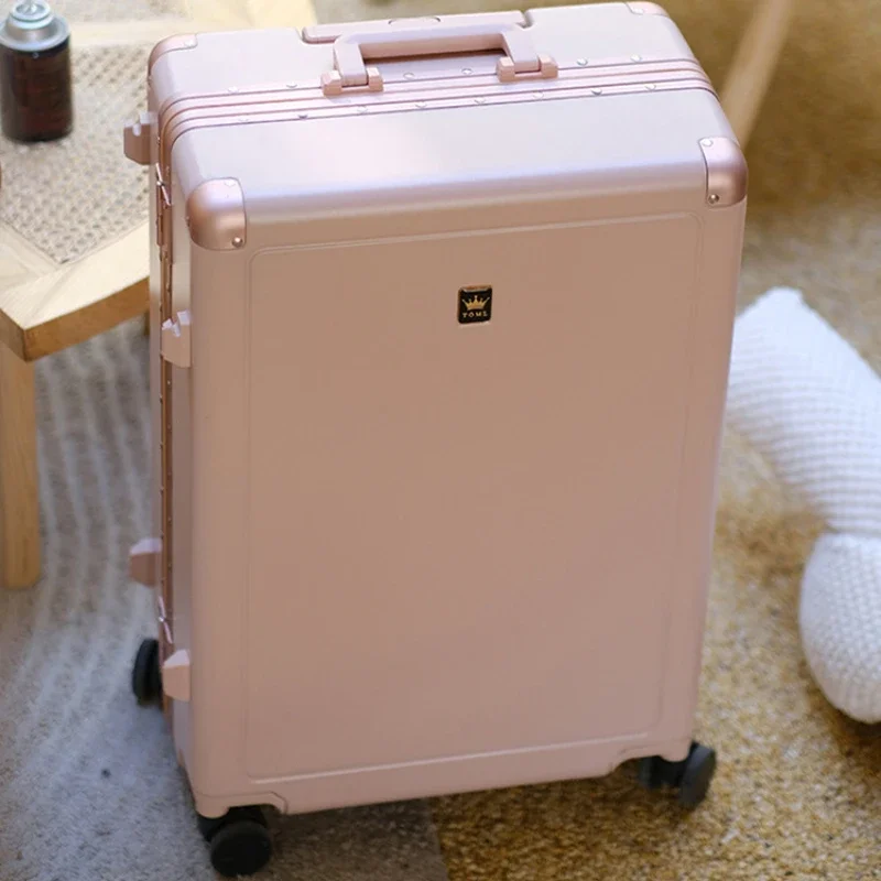 Чемодан на колесиках для мужчин и женщин Дорожный чемодан с алюминиевой рамкой