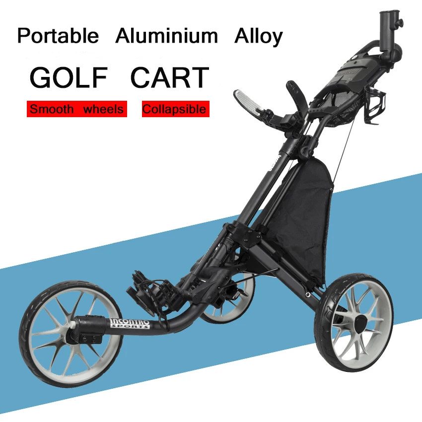 IncontroSports Caddytek V8 3 Wheels Golf Accessories Foldabl