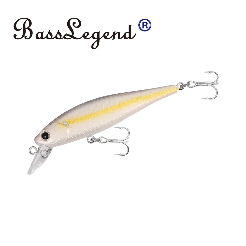 BassLegend Pesca Isca Artificial Suspensão Minnow Shallow Wobbler Jerkbait Shad Bass Pike Isca 128 SP 78 F 65 SP