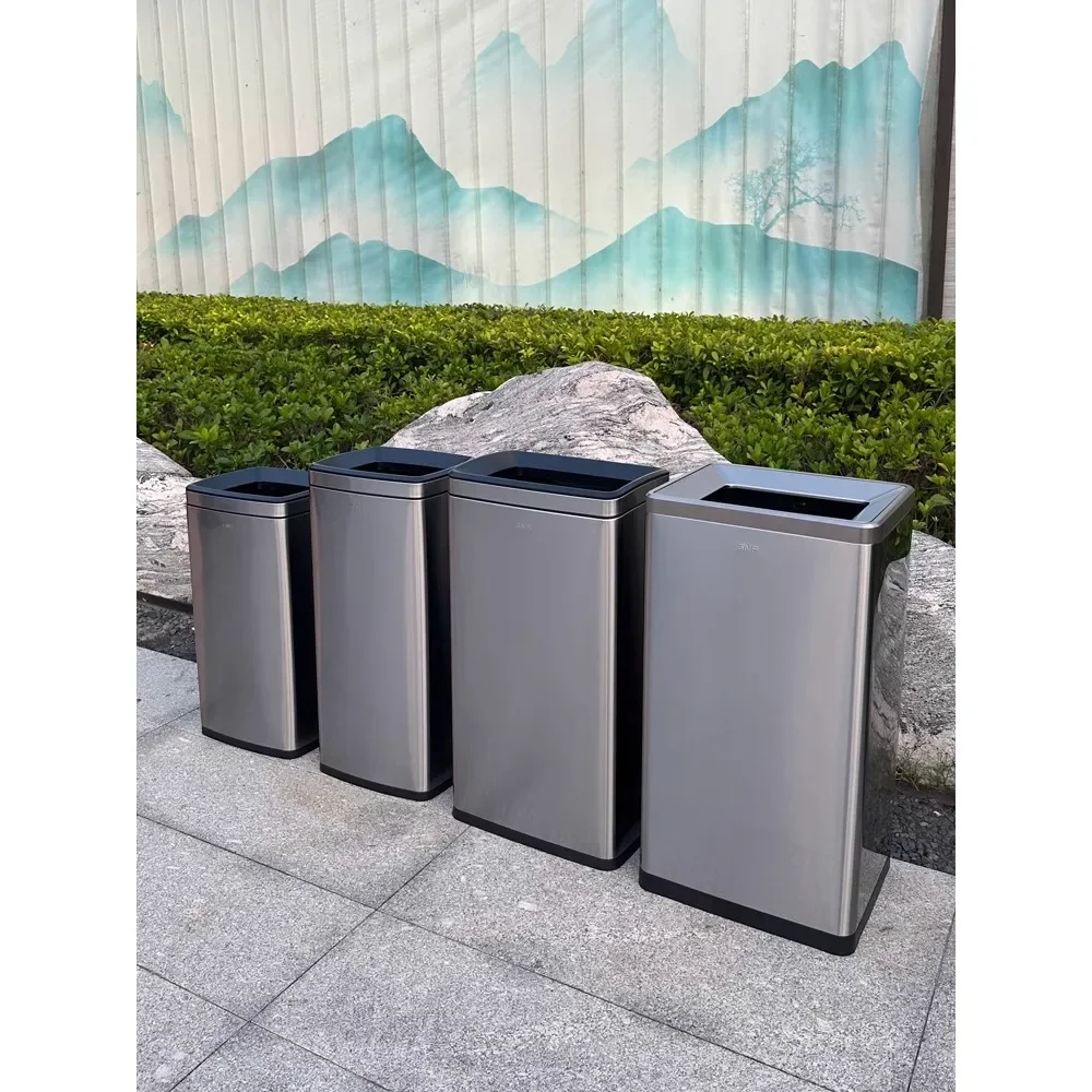 Корзина для мусора из нержавеющей стали 50 литров