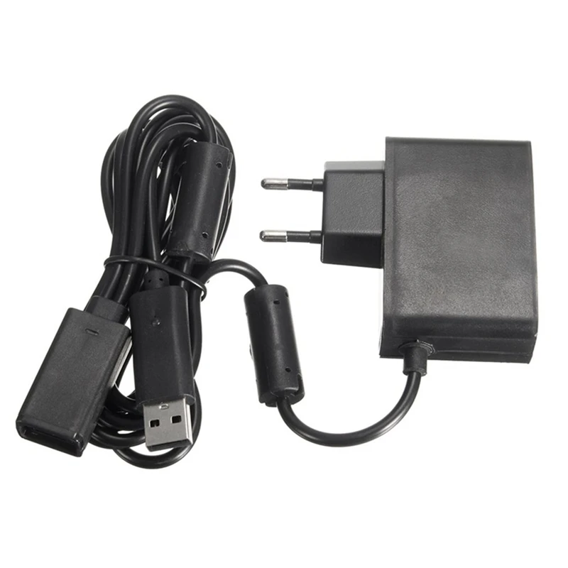 

Адаптер переменного тока 110-240 в, шнур питания, кабель преобразователя USB, адаптер питания 2 в 1 для 360 Kinect Sensor, штепсельная вилка европейского с...
