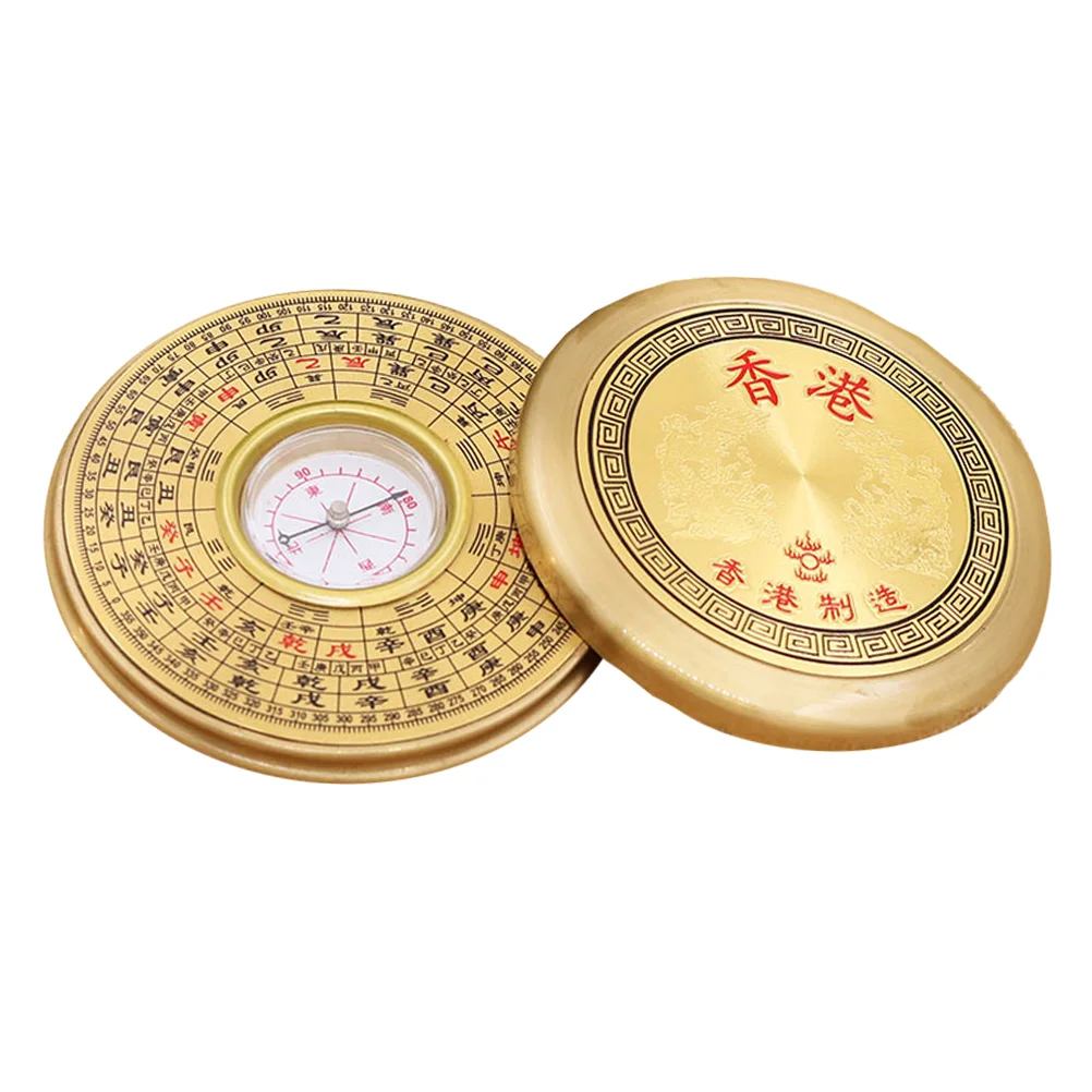 

Compass Chinese Shui Feng Pocket Ancient Pan Bagua Camping Hiking Ornament Backpacking Survival Navigation Luopan Cultural