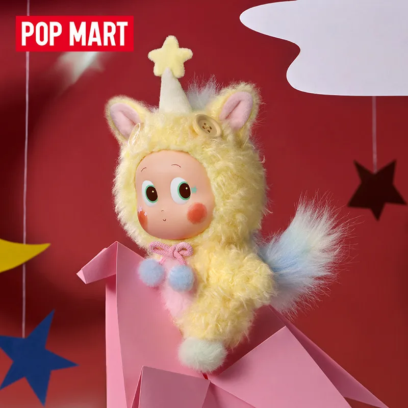 Фото POP MART Have A Good Run Series Виниловая плюшевая подвеска Mystery Box Подлинная глухая коробка Guess Toys Сумка Орнамент Статуэтки Домашний декор №2