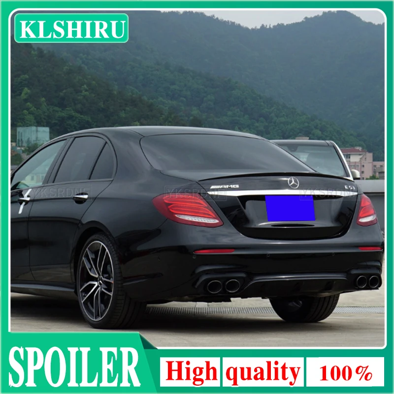 

Спойлер для Mercedes Benz W213, новинка 2021 года, спойлер E-class E200, E300, E320, E63, высококачественный спойлер из АБС-пластика для автомобильного заднего кры...