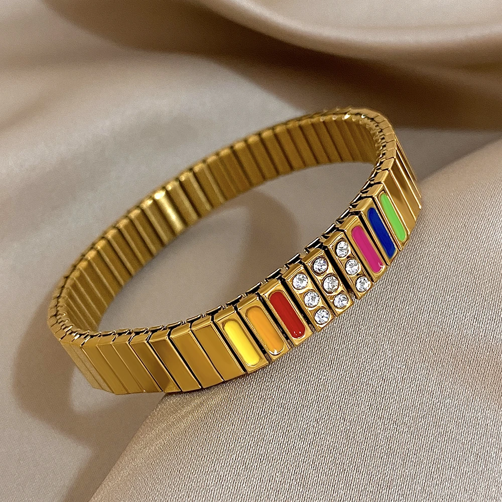 Большая цветная картина маслом и бриллиантами мужской женский браслет