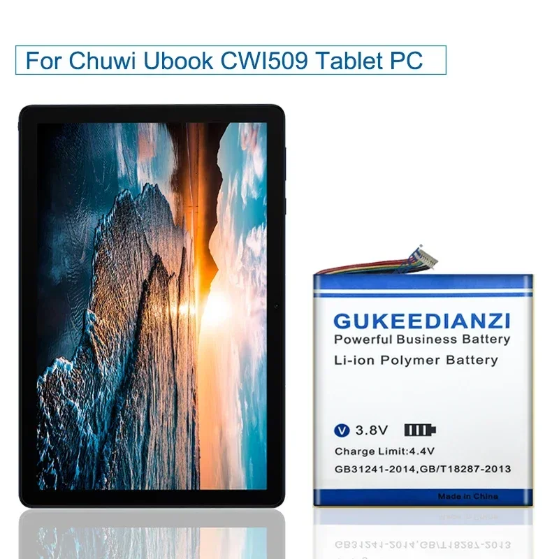 GUKEEDIANZI Сменный аккумулятор HW- 31130148 H- P 6100 мАч для Chuwi Ubook CWI509 7-проводная батарея