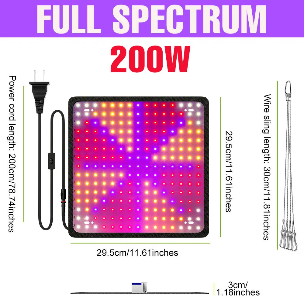 

Quantum Board 200 Вт светодиодная лампа для растений