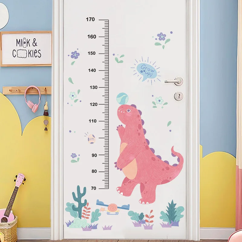 

Colorful Cartoon Height Measure Growth Chart Ruler Wall Hanging Children Kids Height Growth Chart Diy Wall Sticker