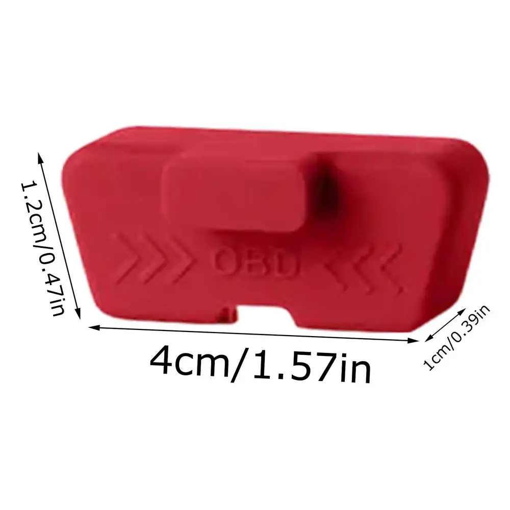 

Силиконовая Защитная Крышка Для Порта OBD С Ручкой, Водонепроницаемая, Для Автомобиля, Декоративная