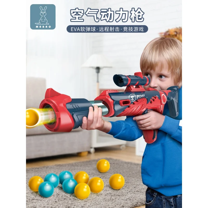 

Children's Toy Soft Bullet Gun Continuous Hair Boy Sniper Air Pressure Gun Shooting Type Catapult Soft Egg Grab