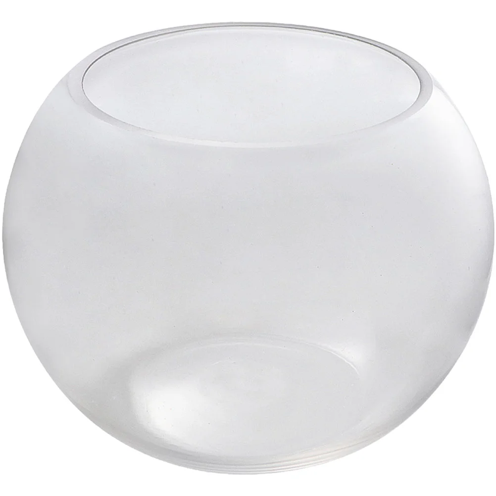 

Glass Fish Tank Decor Anti-falling Tanks Bowls Desk Aquarium Desktop Holder Small Office