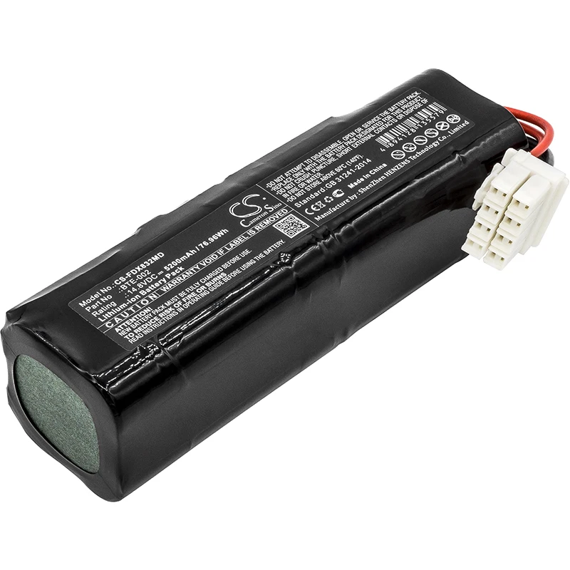 

CameronSino Аккумулятор для Fukuda Denshi FX-8322 ECG Denshi FX-8322R FX-8322 FX-8322R FCP-8321 5200mAh / 76.96Wh FCP-8453