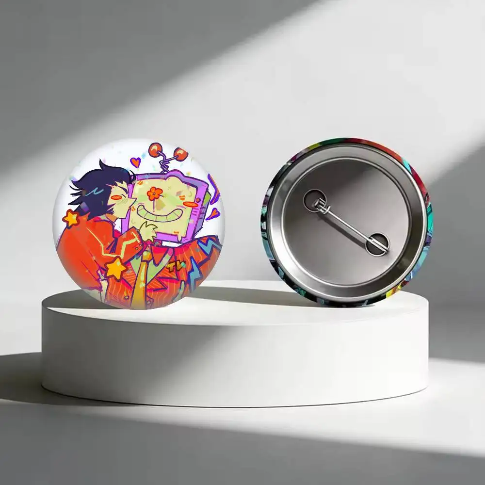 Фото Забавные значки-броши Swatch Tenna 25 мм, 32 мм, 44 мм, 58 мм, 75 мм для аксессуаров и подарков №2