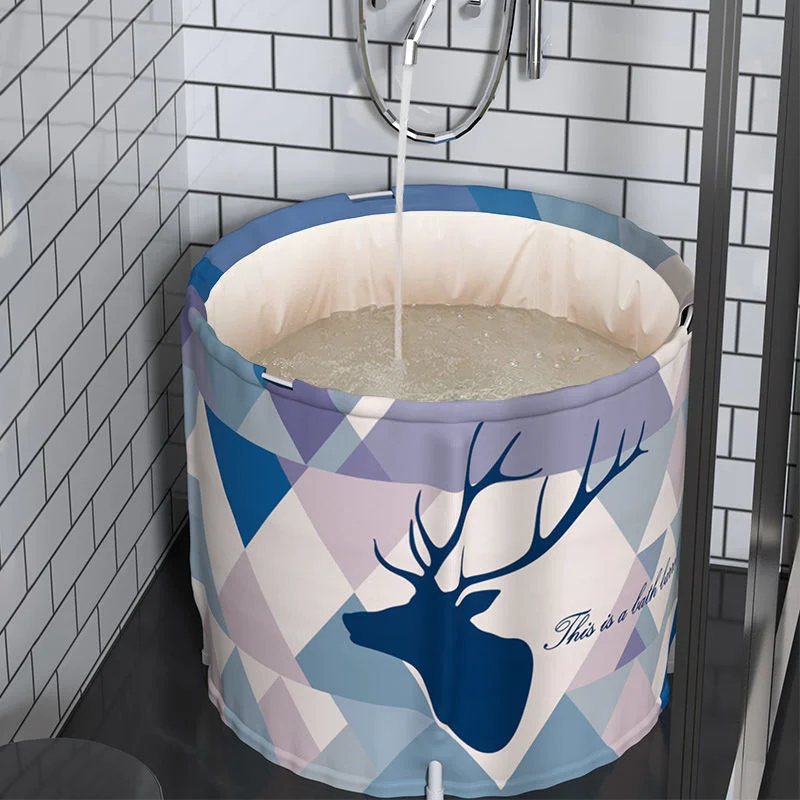 

Thickened inflatable bathtub family thermal insulation foldable bathtub adult bath tub family children's folding bathroom tubs