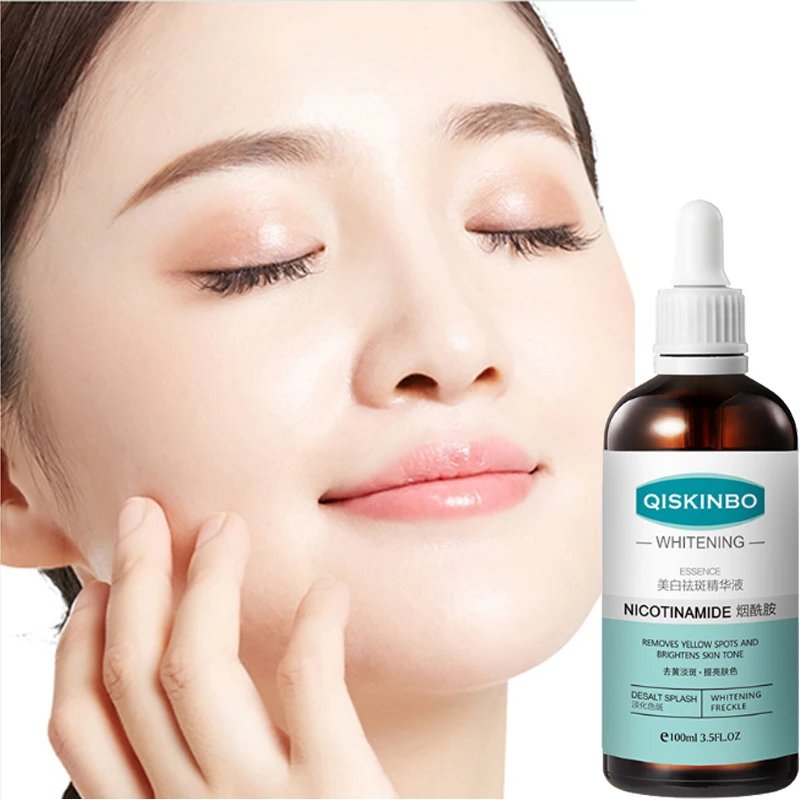 100ml Nicotinamide whitening freckle removing essence Facial care hydrating serum moisturizing essential oil free shipping