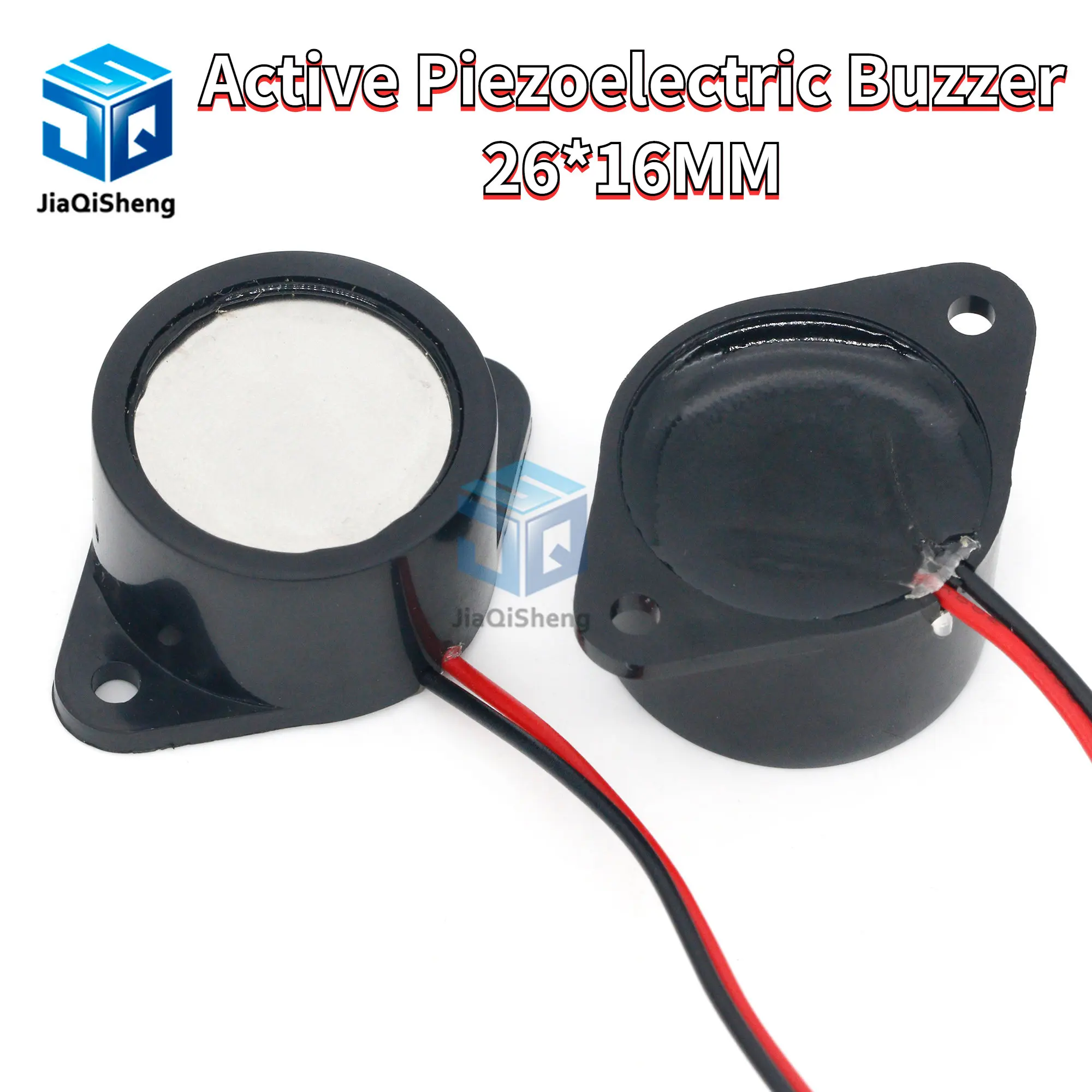 2616 активный пьезоэлектрический зуммер 26*16 мм водонепроницаемый зуммер тревога герметичный водонепроницаемый 3-24 в 26x16 мм Сделай Сам