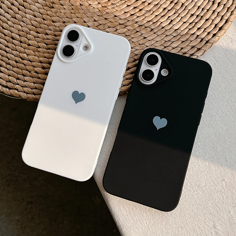 Мягкий силиконовый чехол Love Candy Color для iPhone 16 15 14 плюс 13 12 Mini 11 Pro Max ультратонкая