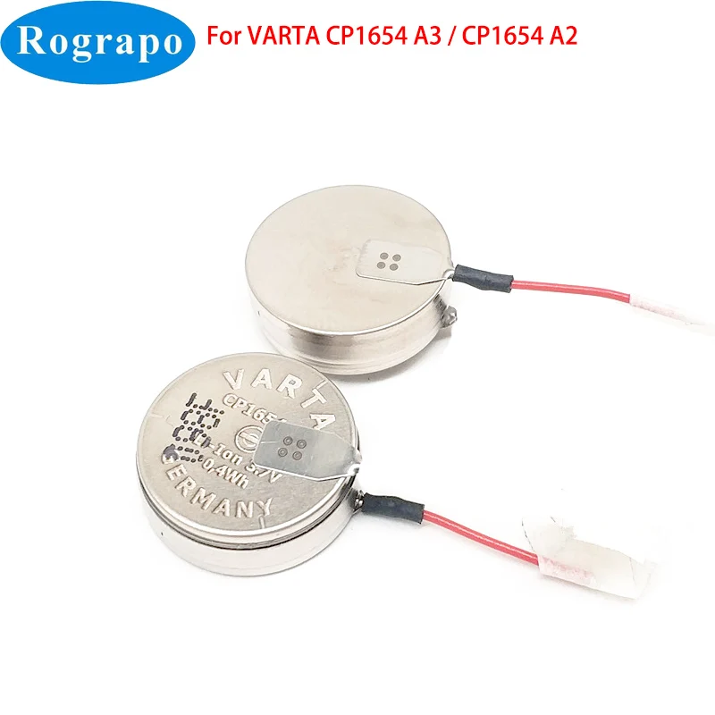 Auriculares inalámbricos con Bluetooth, dispositivo de audio de 3,7 V, ion de litio, 110mAh, para batería VARTA CP1654 A3, para Sony Bose JABRA