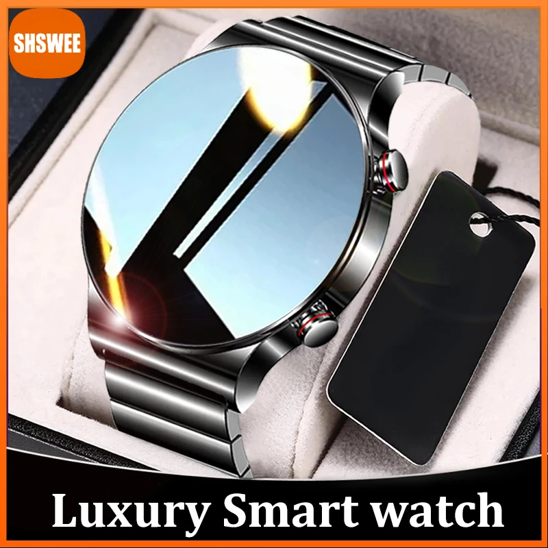 

For Xiaomi Huawei Full Touch Screen Smart Watch Men Bluetooth Call IP68 Waterproof Music Player Fitness Tracker Men Smartwatch