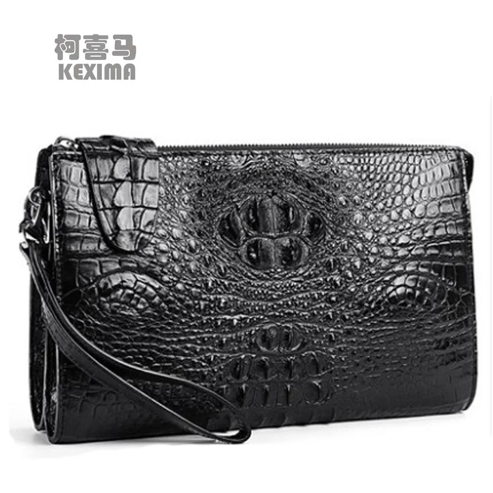 

KEXIMA hanlante Thai crocodile leather handbag for men handbag for men, clutch wallet multi-function bag for men
