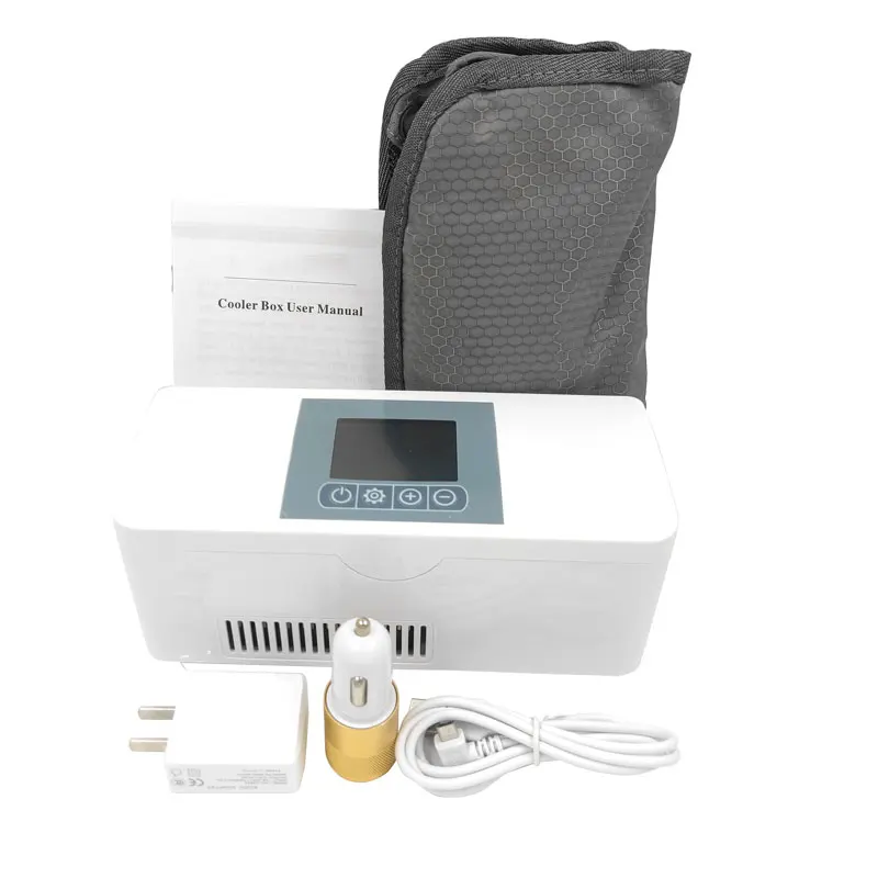 Portable Insulin Storage Cooler Bag Diabetic Insulin Cooler Box Rechargeable Fridge Mini Refrigerator Ice Box Travel Bag images - 6