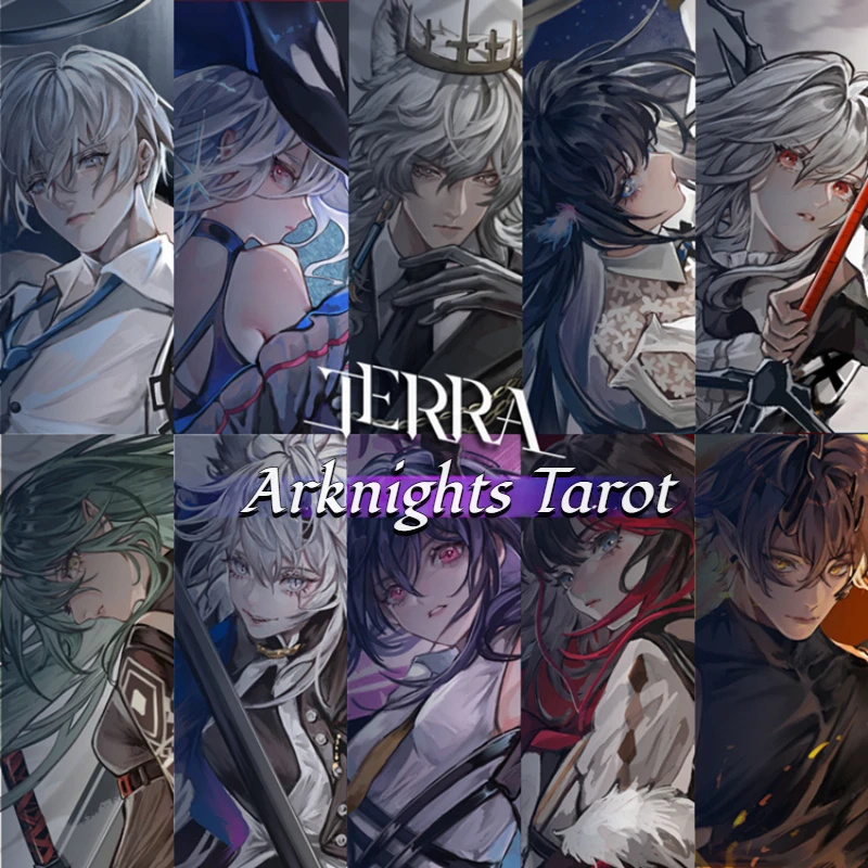 

Коллекция декоративных открыток для игр arknight, аниме декор, Род-остров, Амия Чэнь, изысканные картины, карточки Таро Аркана