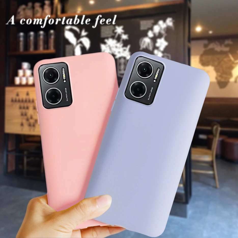 Чехол для Xiaomi Redmi Note 11E новинка 2022 мягкий чехол из жидкого силикона милый яркий Pro