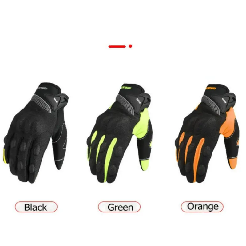 Мотоциклетные перчатки для верховой езды, всесезонные защитные дышащие защитные перчатки для мотокросса с пальцами