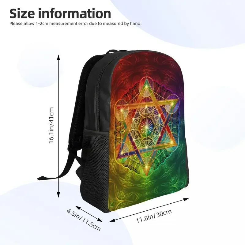 Рюкзаки Metatron'S Cube с Меркабой и цветком жизни для мужчин женщин повседневная