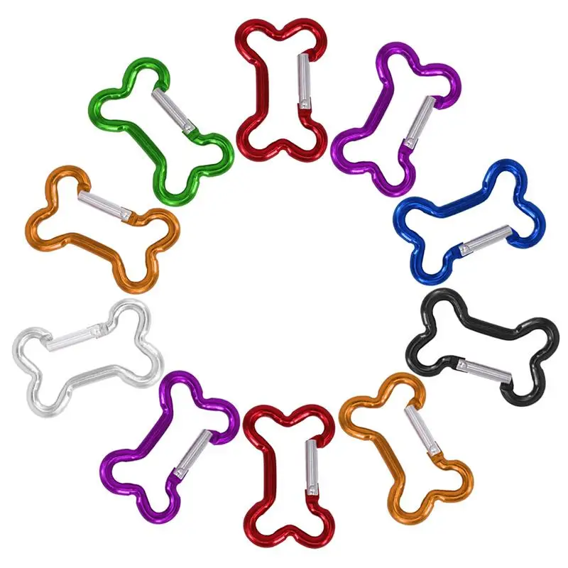 

10PCS Aluminum Carabiner Key Chain Clip Outdoor Camping Keyring Snap Hook Water Bottle Buckle Travel Kit Climbing Accessories 4