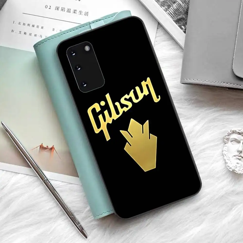 Фото Чехол для телефона Gibson Guitar Logo для Samsung S 24 Fe 25 Ultra Plus 20 Lite 21 30 22 23 24 22 Ultra 5G Fundas №2
