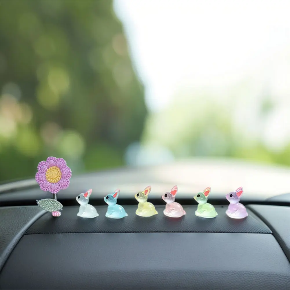 Милые животные автомобильные украшения курица авто креативная свинья декор