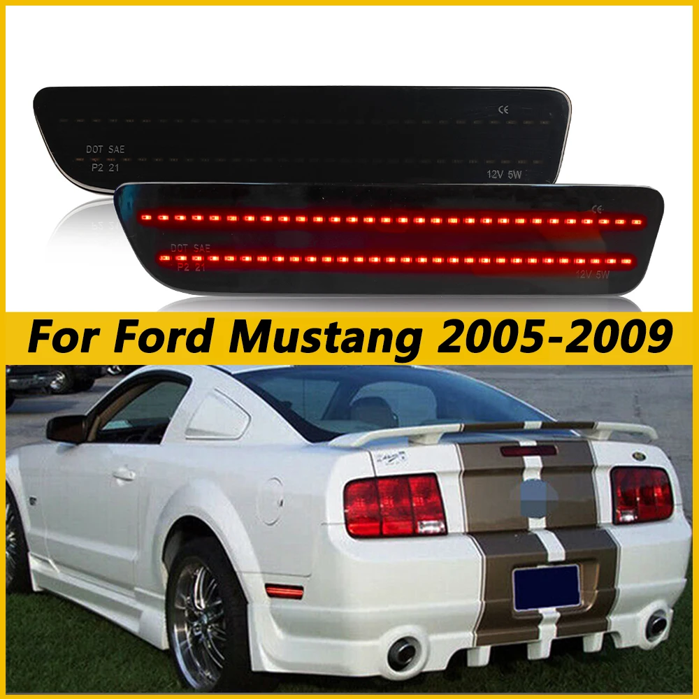 

2 шт., задние боковые габаритные огни для Ford Mustang 2009 2008 2007 2006 2005