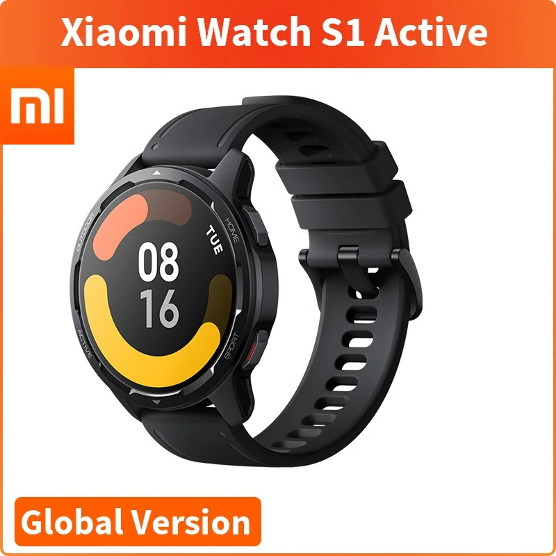 

Global Version Xiaomi Mi Watch GPS GLONASS Blood Oxygen Bluetooth 5.0 Heart Rate Monitor 5ATM Waterproof Mi Sport Smartwatch