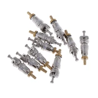 10x heavy duty r410 brass valve cores replacement for ac refrigeration valve core replacement