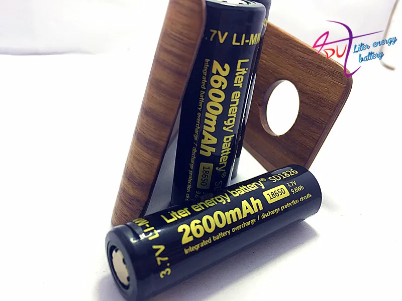Фото 1 шт., оптовая продажа, 100% Аутентичный литий-ионный аккумулятор Liter, 3,7 в, 18650, 2600 мАч №2