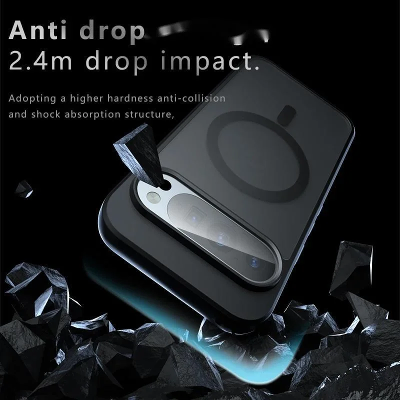 Для Google Pixel 9 Pro XL 8 7 8a 9a Magsafe чехол матовый прозрачный противоударный магнитный