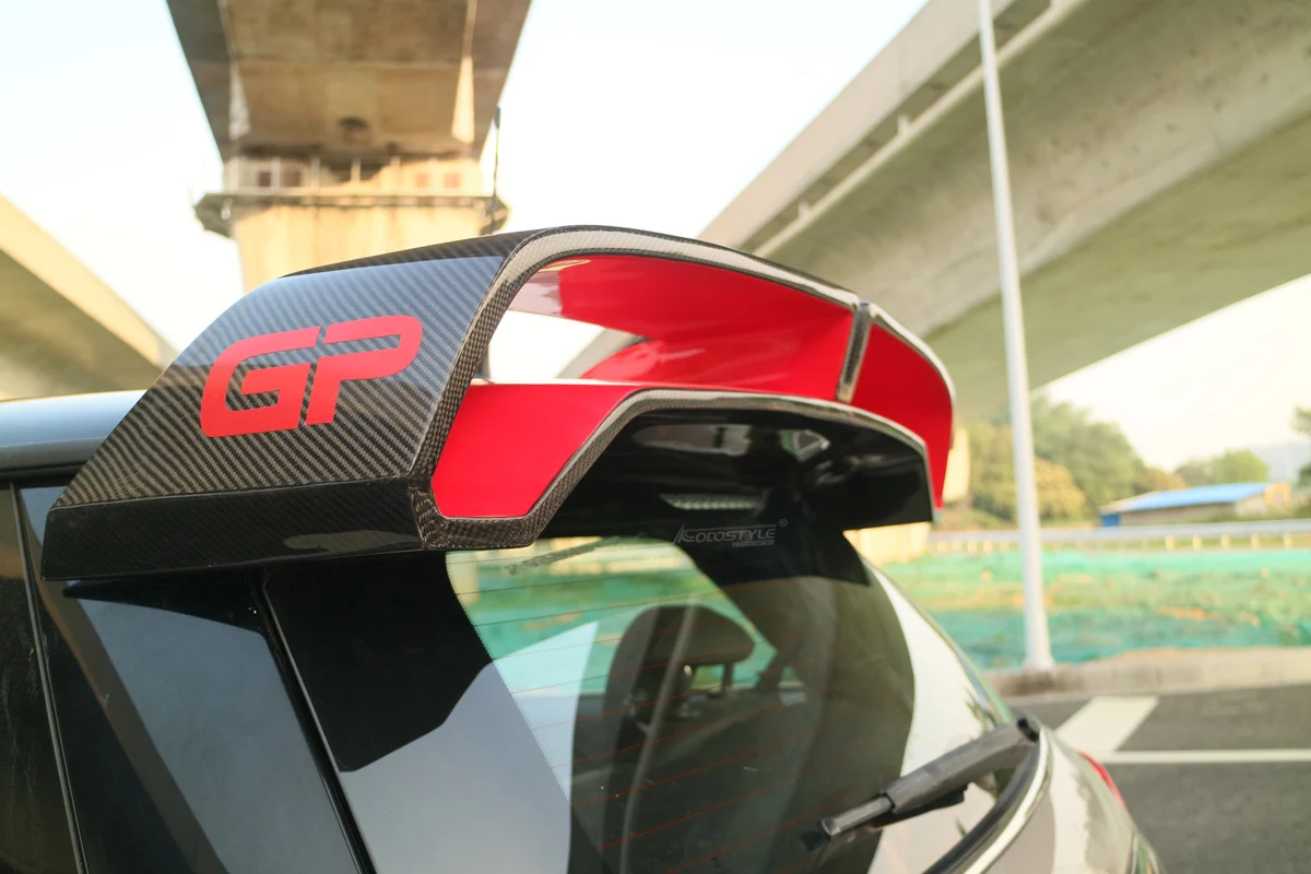 УГЛЕРОДНЫЙ глянцевый задний спойлер F55 F56 крыло крыши внешние автомобильные