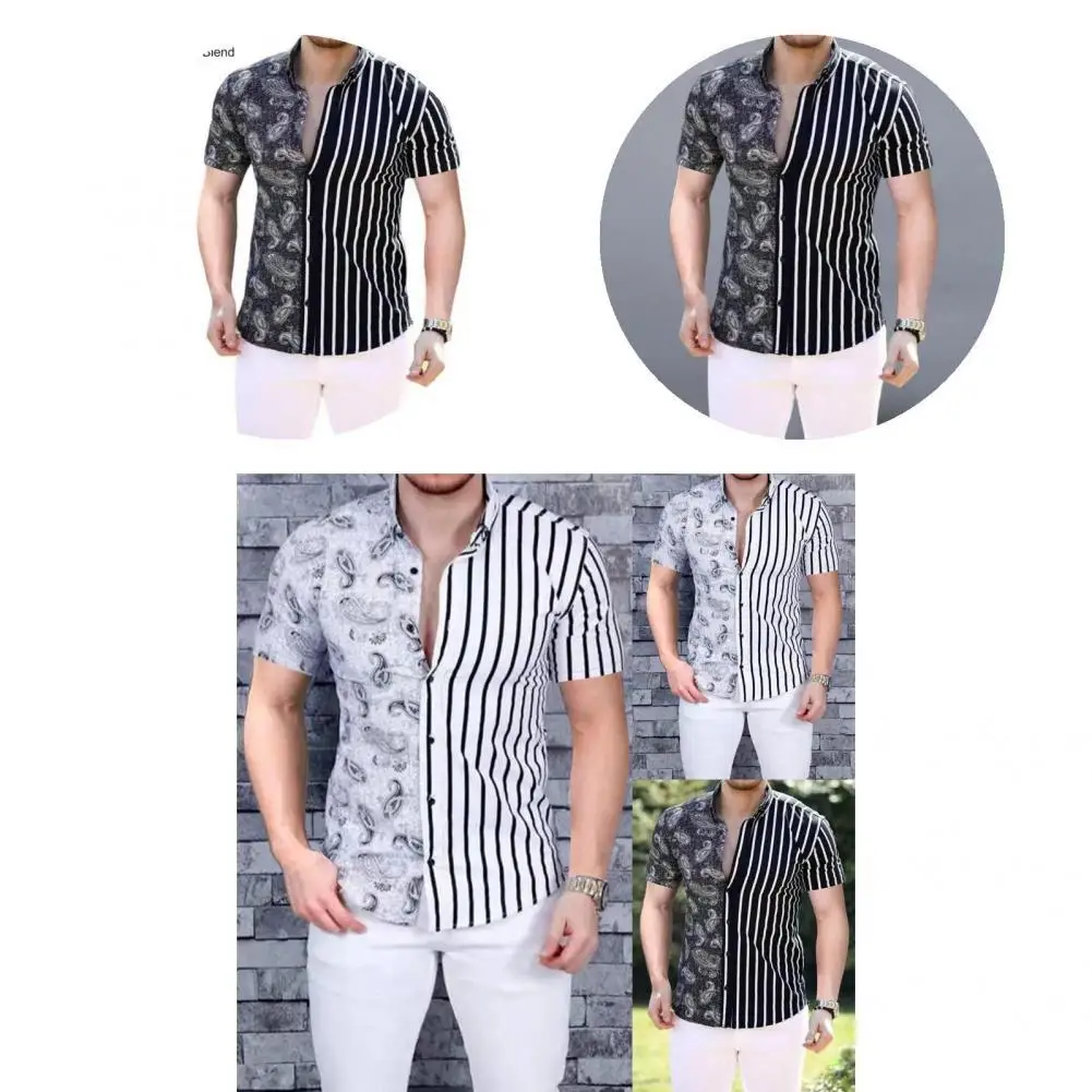

All Match Lapel Comfortable Male Shirt for Shopping Summer Top All Match Lapel Comfortable Male Shirt for Shopping