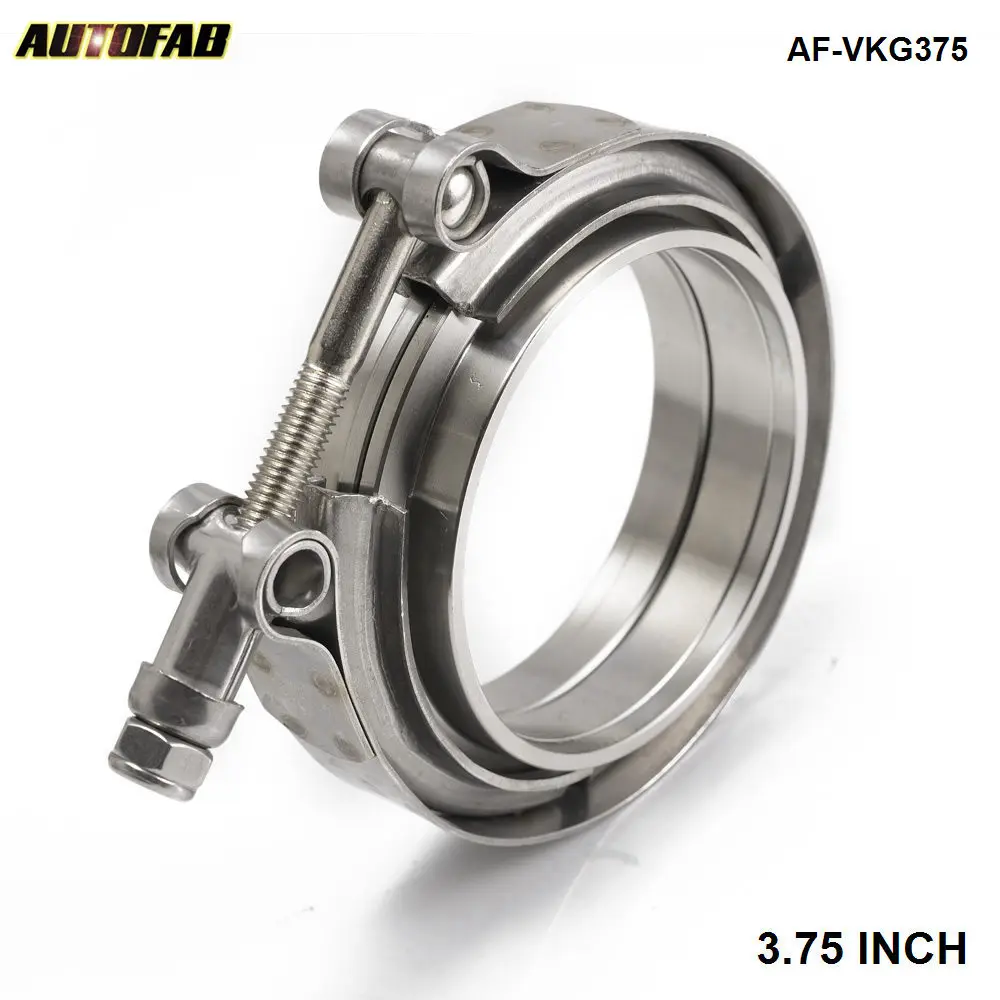 

3.75" V band clamp and flanges Full 304 stainless clamp and flanges AF-VKG375