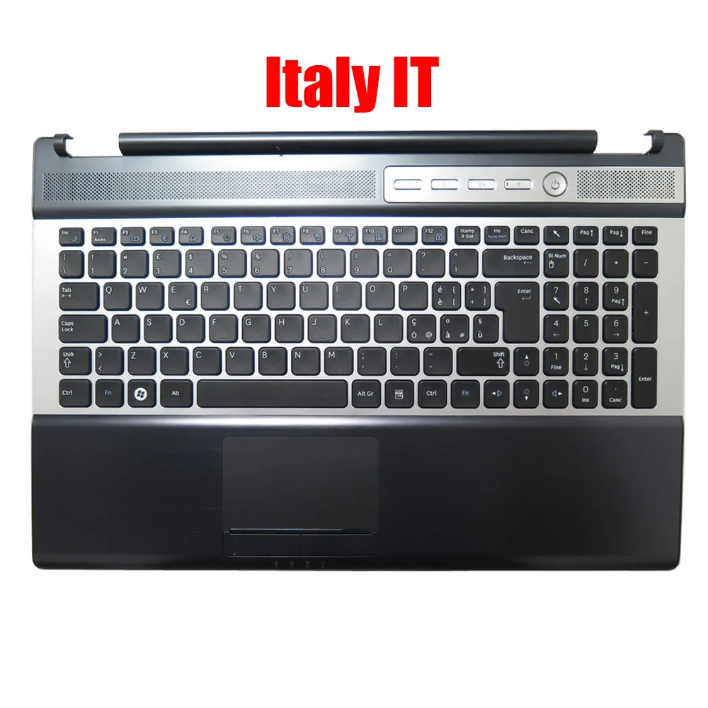 Подставка для рук и клавиатура для ноутбука Samsung RF510 RF511 Италия ...