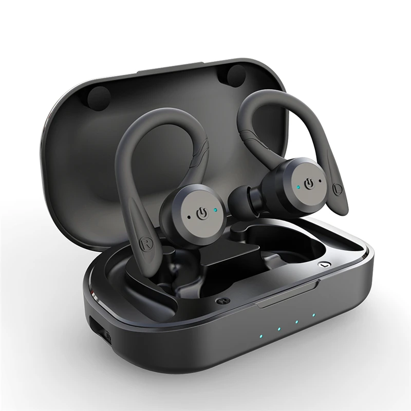 

TWS Bluetooth 5.0 Earphones Stereo Sports IPX7 Waterproof Bluetooth Wireless Headphones Charging Box Earbuds With Mic Headset