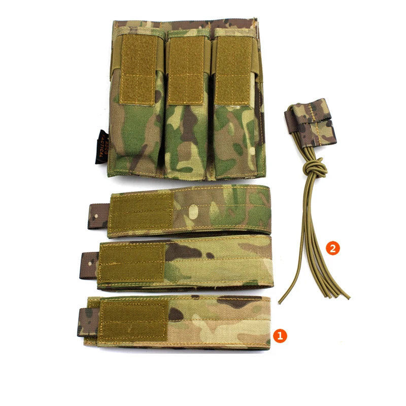 Модульная Тройная сумка для магазина, тактическая сумка KRISSMP5MP7, армейская Сумка-переноска для охоты, страйкбола, стрельбы, мягкая сумка, сн... (art.: 3920bb9da405d) - 3920bb9da405d