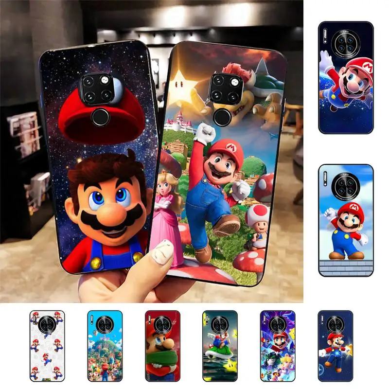 

Super M--Mario Game Phone Case for Huawei Mate 20 10 9 40 30 lite pro X Nova 2 3i 7se