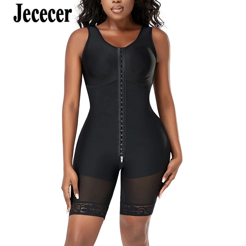 Compression Spandex Shaping Rompers Women Shapewear Bodysuit Body Shaper Jumpsuit Overbust Slimming Cinchers Waist Trainer