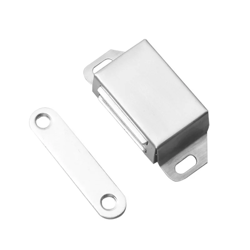 

2pcs Cabinet Door Suction Wardrobe Magnets Door Stopper Open Cabinet Catches Double-layer Magnetic Kitchen Closers Door Closer