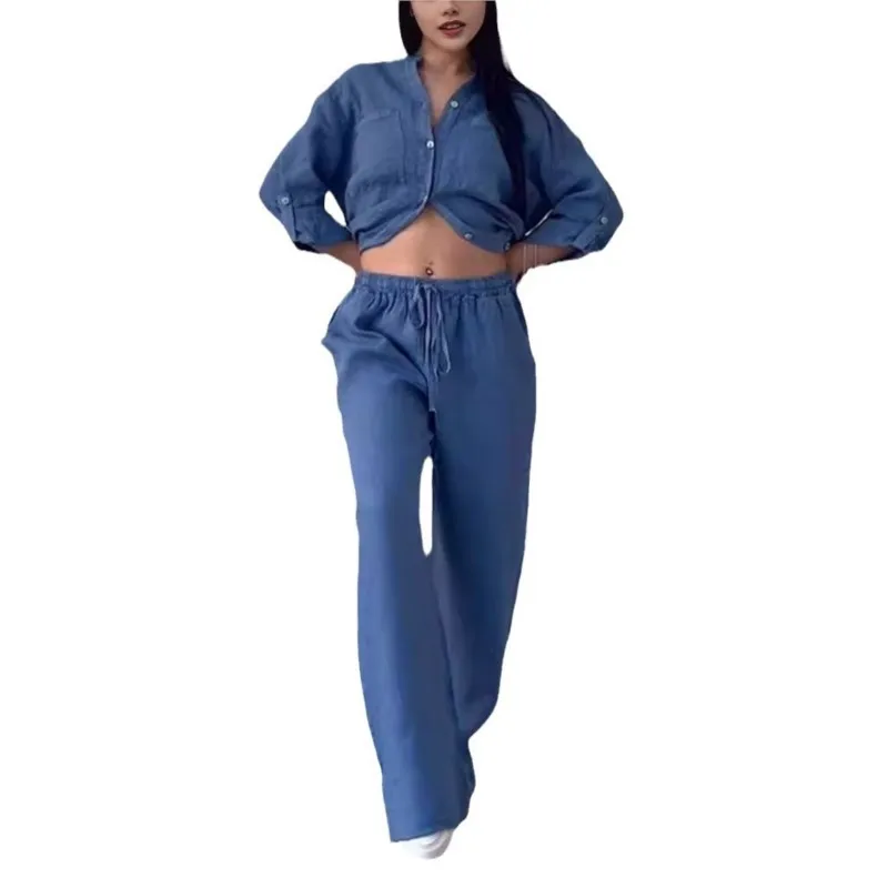 Женские комплекты из двух предметов весна-осень новые повседневные простые