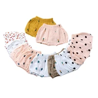 0 1 2 3 4 years newborn clothes summer baby boy girl pants dots carrot cherry cactus triangle bread shorts infant kid bloomer