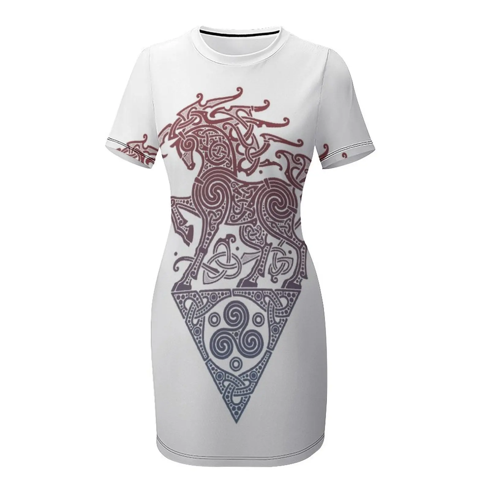 SLEIPNIR платье из полиэстера и спандекса