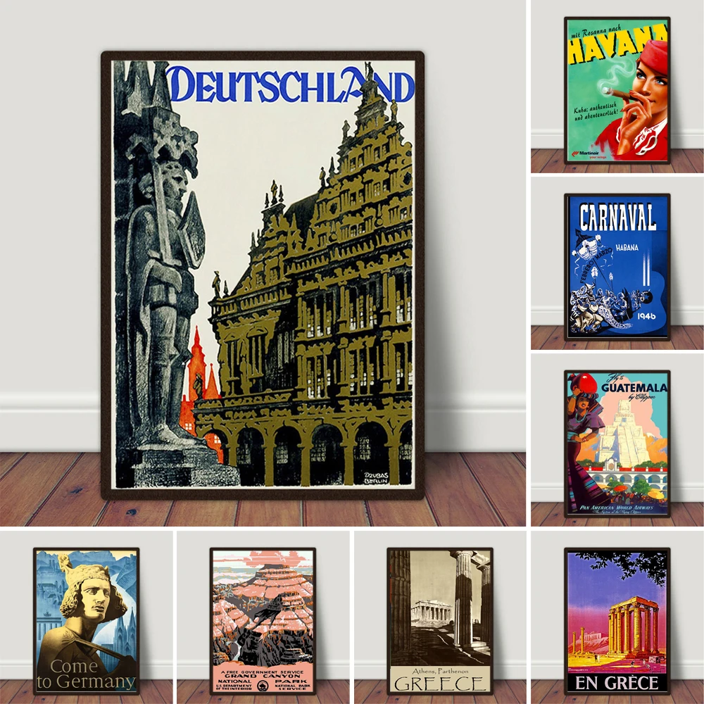 

Немецкий y постер для путешествий немецкий настенный художественный принт домашний декор ZT633 для гостиной домашний декор